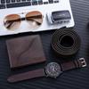 Boxed Fashion Men's Quartz Watch Wallet Sunglasses Belt Men's Luxury Gift Sets Father's Day Gifts Factory Cheap Price