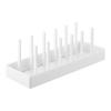 Yamazaki Jitsugyo Under Sink Width Adjustment Pot Lid & Frying Pan Storage Stand W40 White W40 X D14.1 X H14cm Tower Sliding Divider Bar 1361