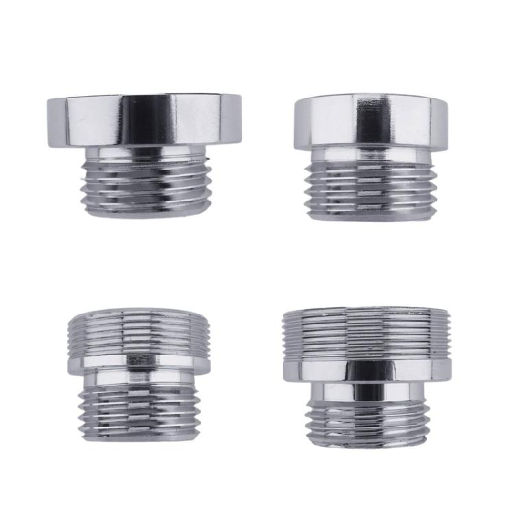 

Upgrades Shower Head Water Softener Adapter 4 Metal Connector Faucet to Shower Filter Connector for Hard Water Removal 1