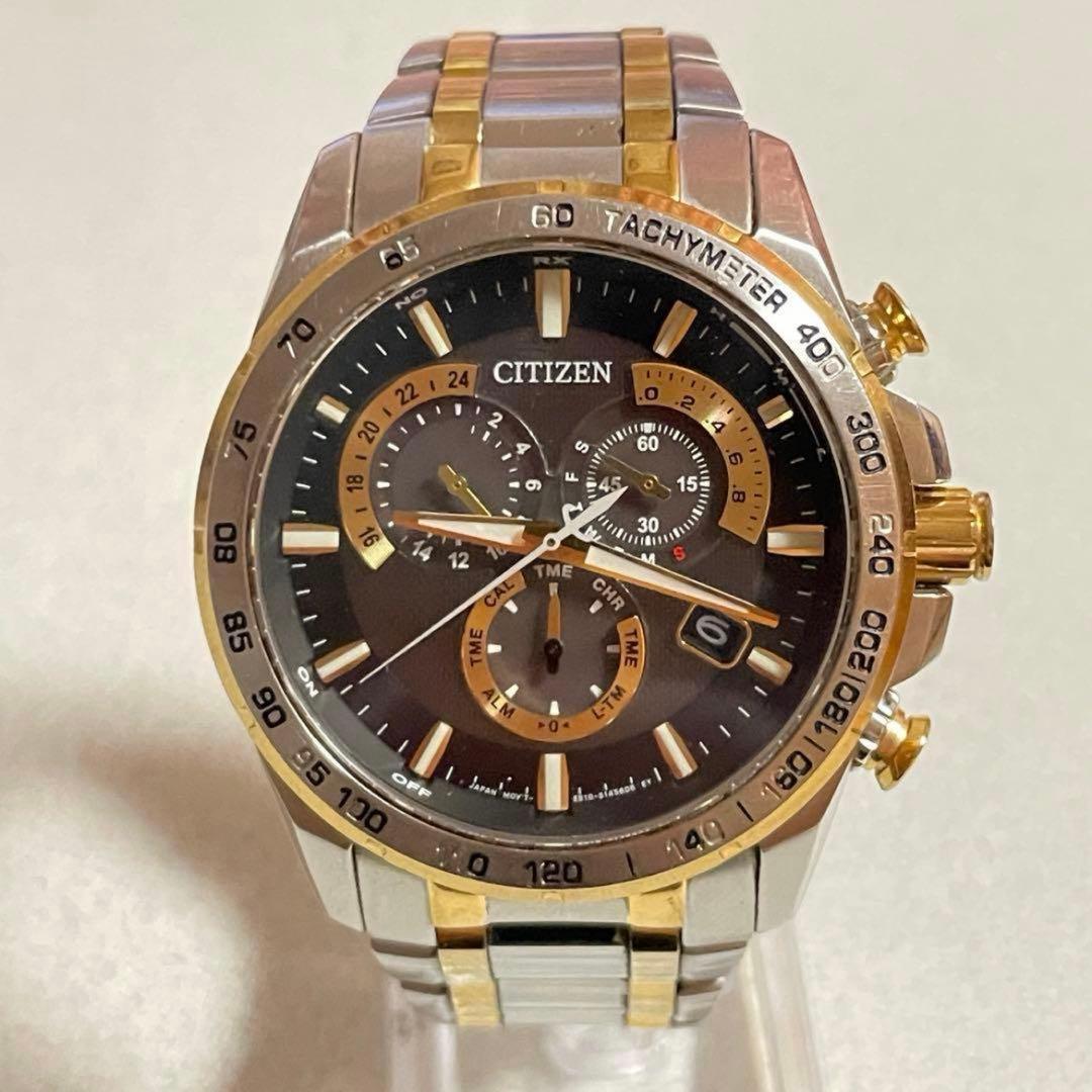 Б/у [Хорошее состояние/Радио-солнечный] Citizen Хронограф E610 Combi Promaster