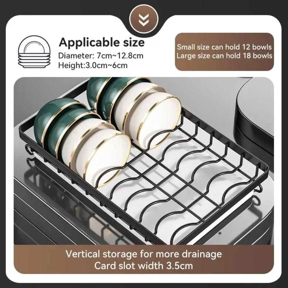 2-Tier Kitchen Dish Rack Rustproof Dish Drainer New Kitchen Countertop Organizer  Kitchen Use