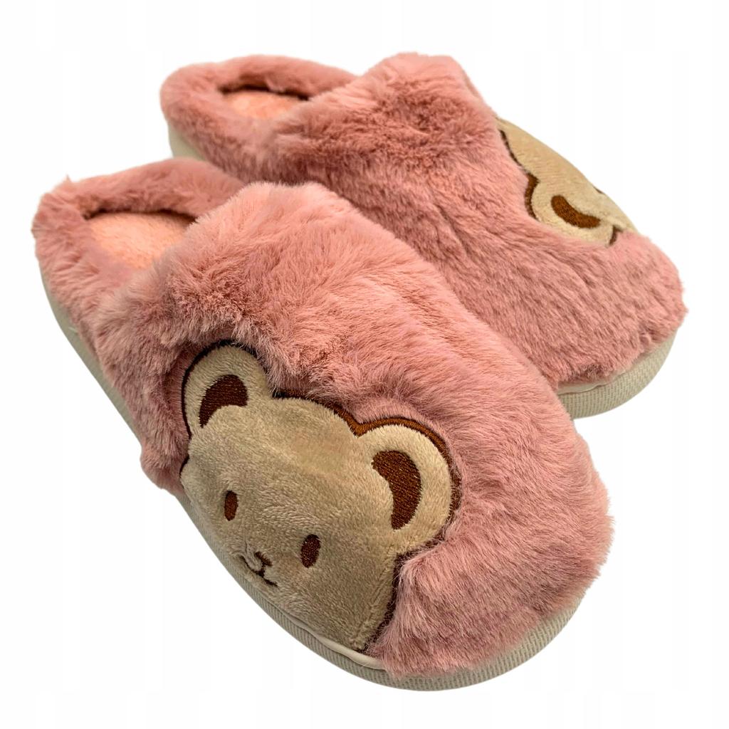 Winter Slippers Teddy Bear Women's Children's Warm Slippers S. 38-39