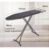 Household Portable Iron Rest Foldable Standing Ironing Board Multi Height Adjustable Premium Board Cover