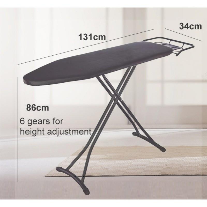 Household Portable Iron Rest Foldable Standing Ironing Board Multi Height Adjustable Premium Board Cover