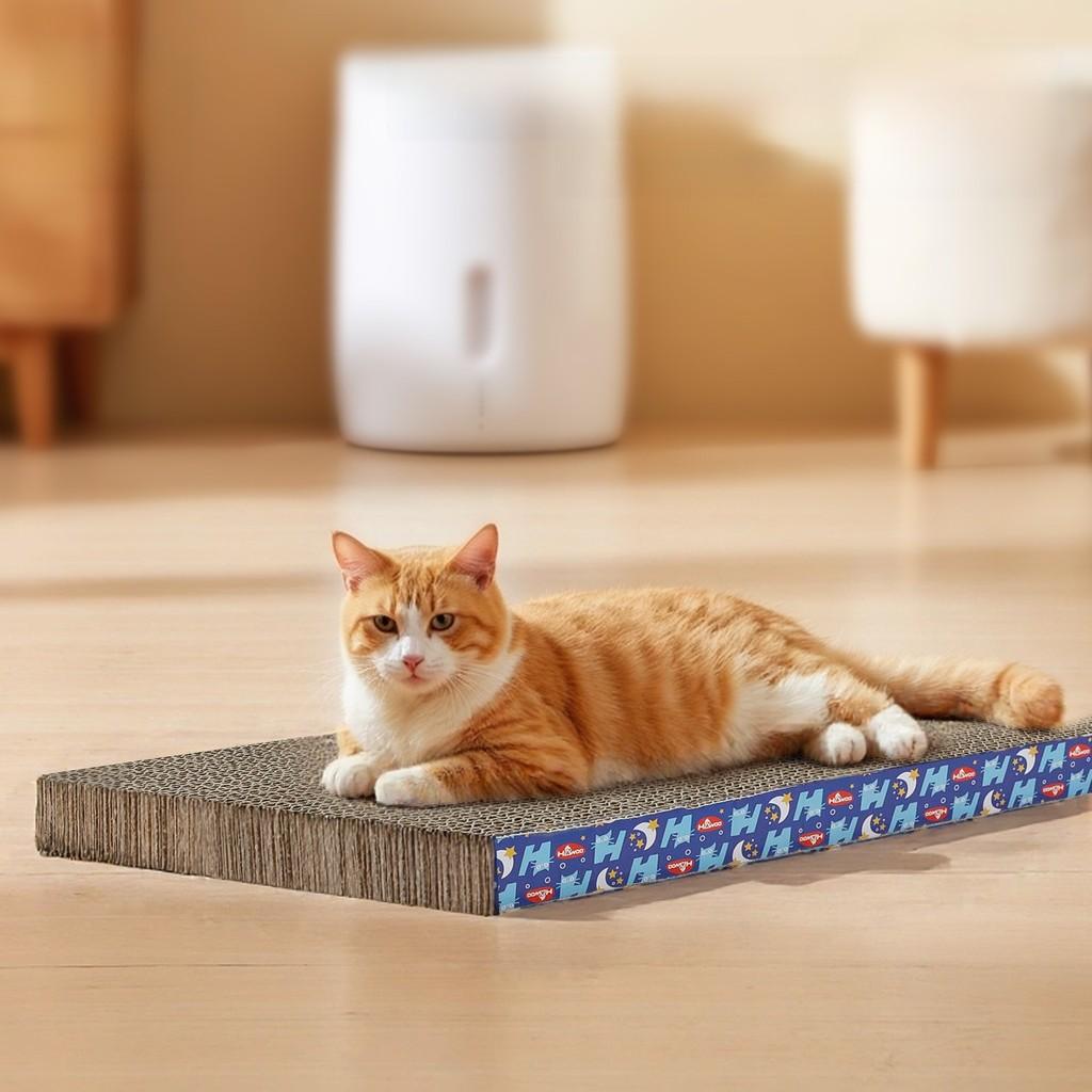 Cat Scratching Board High Density Corrugated With Catnip For Cats And Pet Play