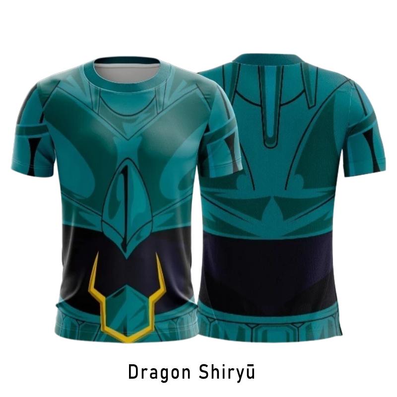 T-shirt da uomo estiva girocollo con stampa 3D