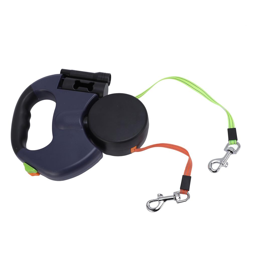 Automatic Retractable Dog Leash Comfortable Grip Increased Control Built In LED Light Dog Walking Leash for Medium Small Dogs