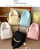 Japanese Minimalist Style Cute Girl Backpack: Available In Large and Small Sizes for Middle/High School Students and Women's Travel.