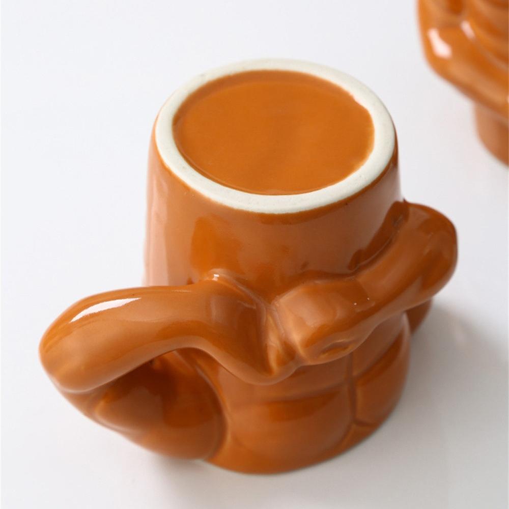 Keramický hrnek Novinka Dárek k narozeninám Vhodné pro milovníky svalů Vánoční dárky Pošlete chlapcům Příslušenství k lahvím a pohárům na vodu