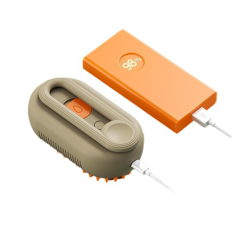 Pet Spray Massage & Steam Comb for Cats & Dogs - Removes Floating Hair Without Bathing