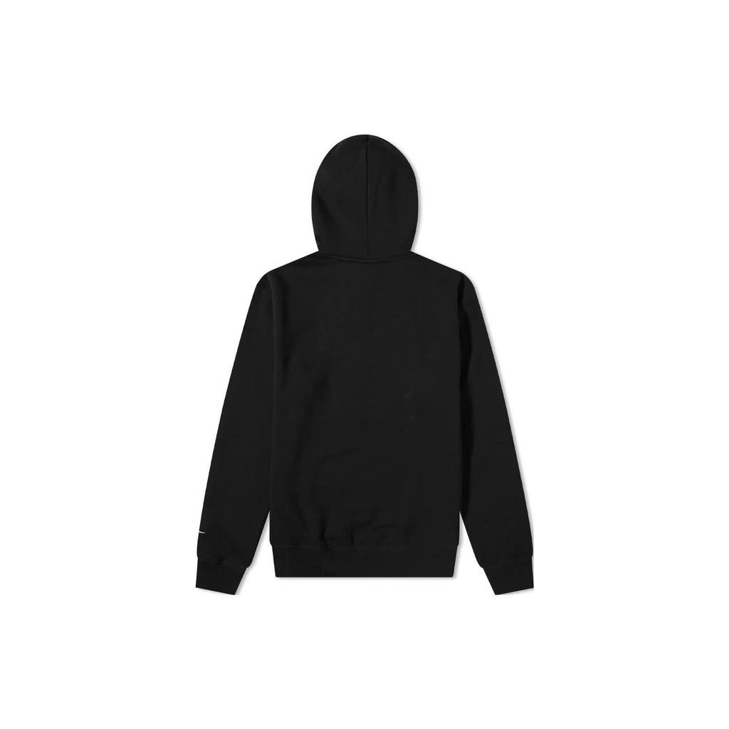 Nike Sb Letter Print Pattern Hooded Drawstring Long Sleeve American Sweatshirt Men Sweatshirt Black DH4683-010