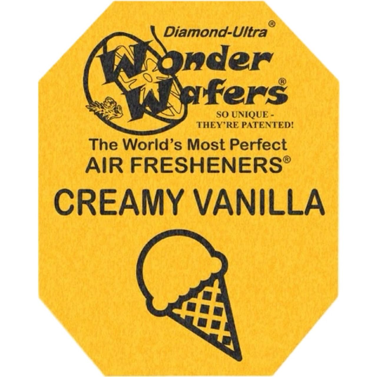 

Wonder Wafers Автомобильный бриллиант Wonder Wafers Под сиденье (Сливочная ваниль) x 12