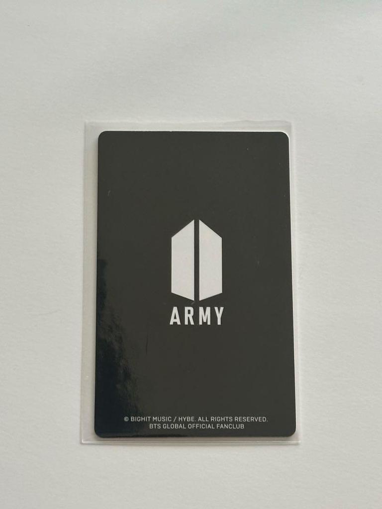 [USED] BTS JIN "HAPPY" JPFC Exclusive Winning Photo Card Trading Card JIN