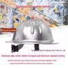 Export-Grade Aluminum Alloy Safety Helmet for Construction and Mining - Meets European and American Standards