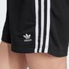 adidas Essentials 3-Stripes French Terry Relaxed Fit Shorts Women Black IU2517