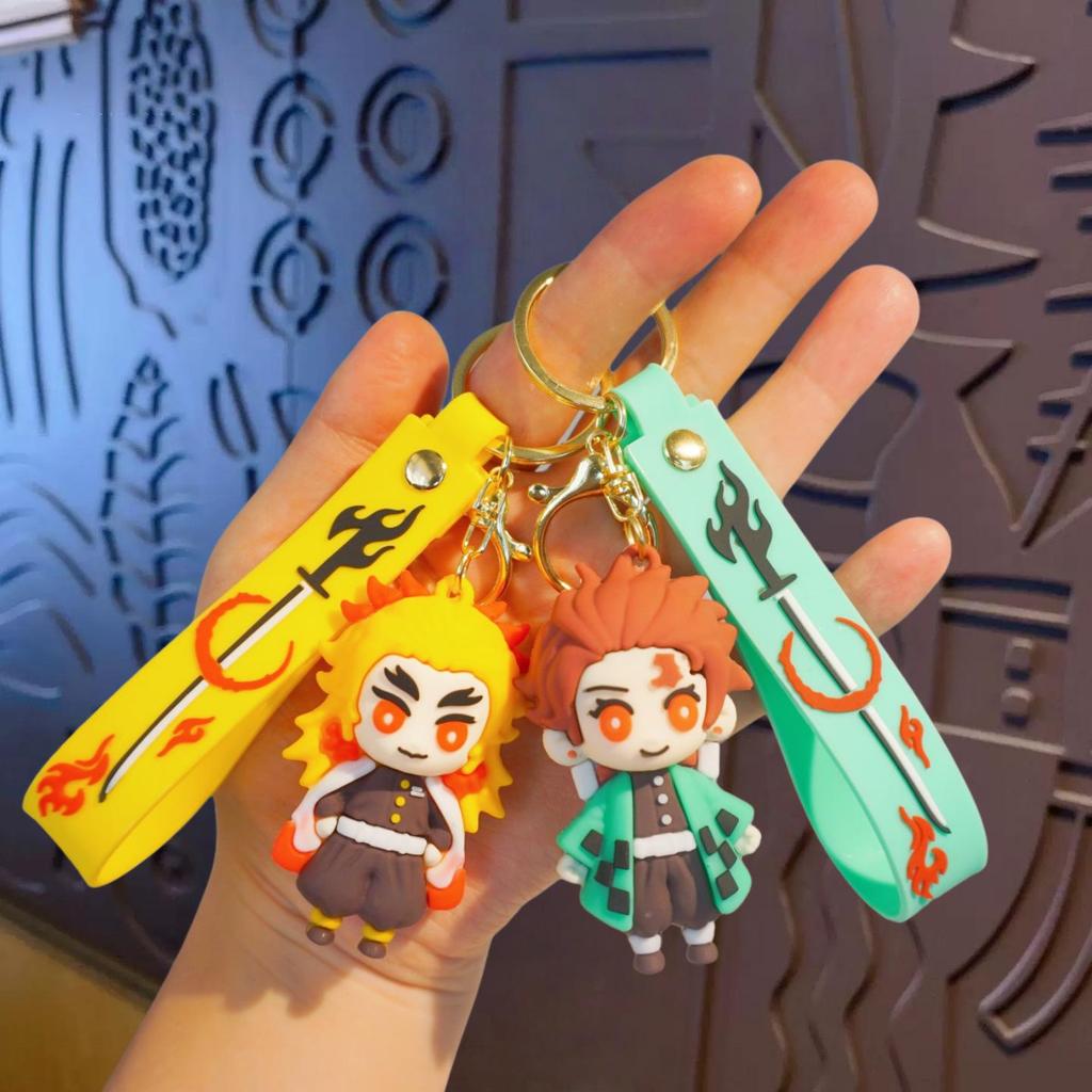 Demon Slayer Tanjiro 3D Keychain Pendant