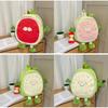 Backpack For Kids With Nylon And Fruit Pattern For School And Daily Use