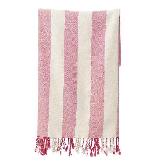 Turkish Beach Towel Striped Print Quick-Drying Sand-Free Large Size Thin Beach Towel Swimwear Accessory