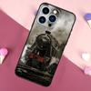 Vintage Steam Train Railway Phone Case For iPhone 17 16 Pro Max 17 Air 16E 13 12 Mini 14 15 Plus 11 Pro Max Back Cover
