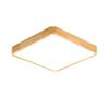 Nordic Simple Solid Wood Ceiling Lamp Modern Fashion Aisle Lamp Circular Three Color LED Lamp Ultra Thin Study Bedroom Lamp