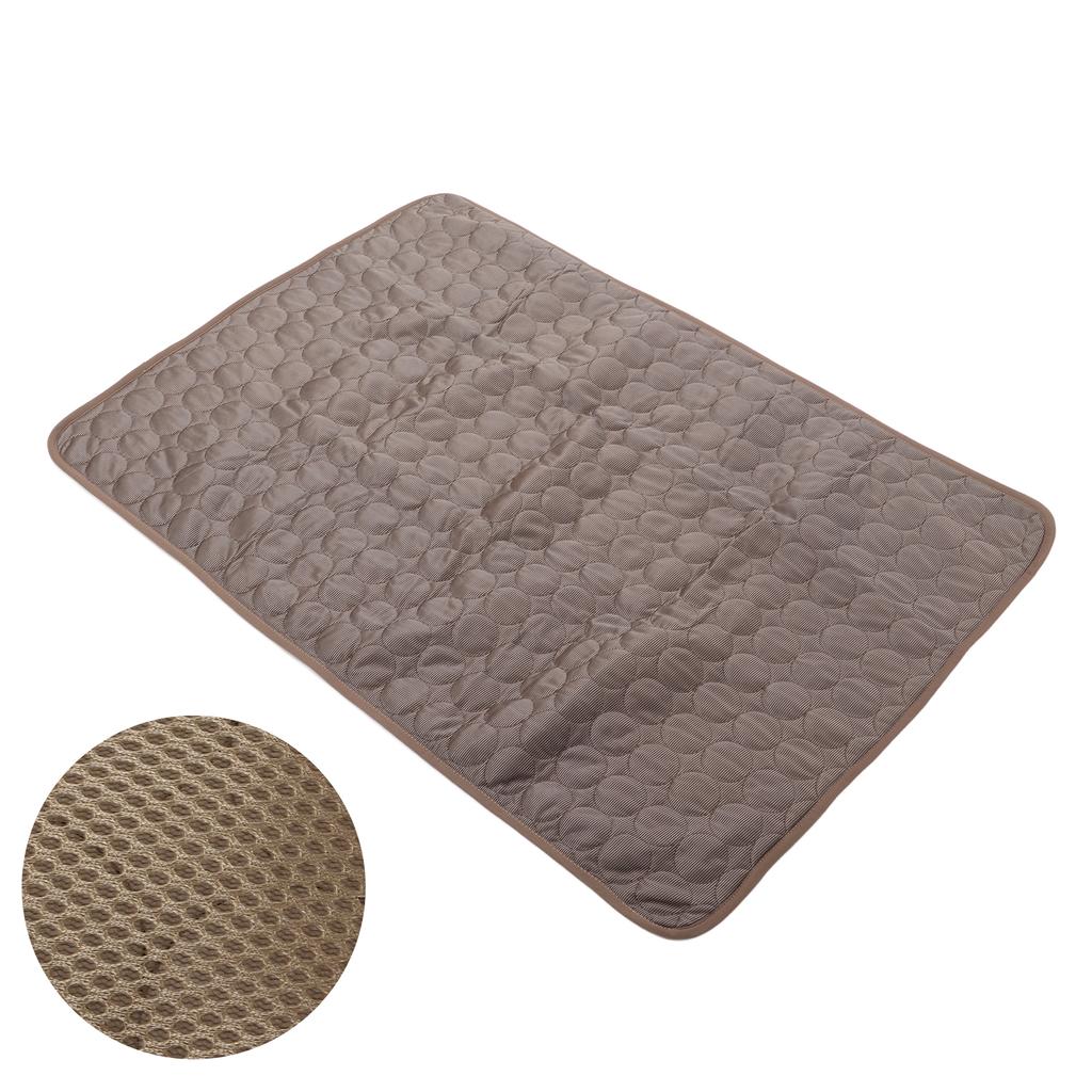 Pet Ice Pad Breathable Heat Dissipation Pad Cooling Mat Portable Dogs Cats Ice Silk Pad for Car Home