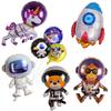 Large Space-Themed Cartoon Balloon Set: Astronaut, Spaceship, Sci-Fi, Anime Party Decorations