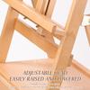 Beech Multifunctional Easel with Drawer Tray Foldable Adjustable Easel Drawing Board Easel for Children Sketch Oil Painting