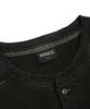 NINEZ Pigment Washed Henley Neck Muscle Fit T-Shirt (2 Colors)