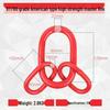 Heavy Duty Butterfly Buckle Double Ring Chain Connector Sling