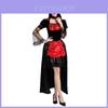 Elegant Vampire Witch Costume For Women With Spooky Gothic Flair For Halloween