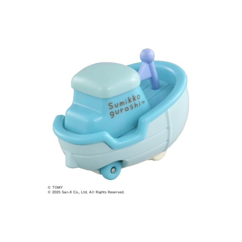 TAKARA TOMY Tomica Dream Tomica No. 167 Sumikkogurashi Dream Boat Lizard Miniature Car Toy for Ages 3 and Up