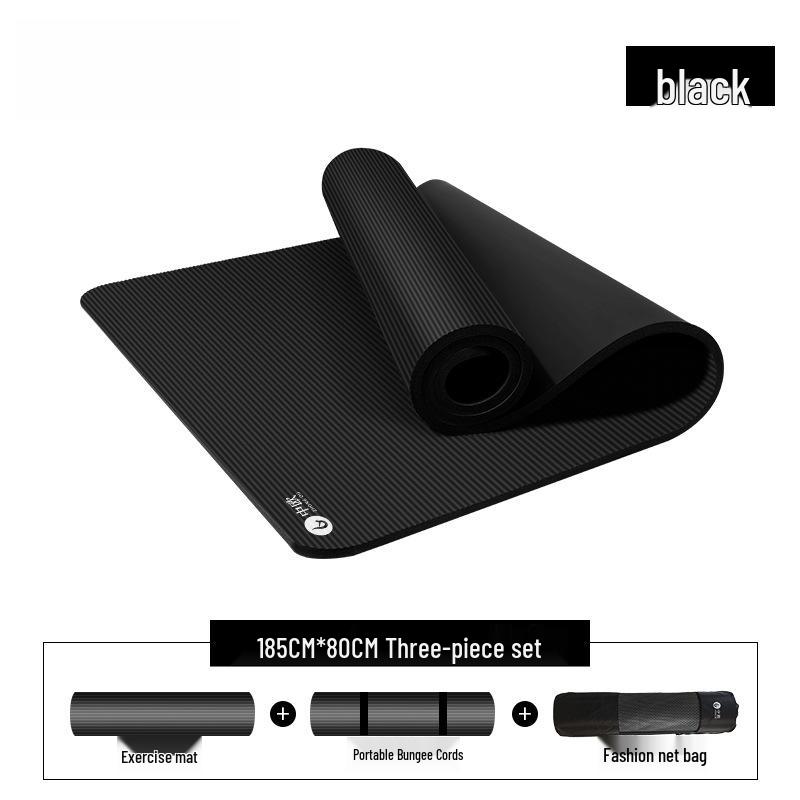 Men's Extra Thick Non-Slip Yoga Mat for Beginners - Wide & Long for Home Fitness