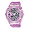 CASIO G-SHOCK GMA-S110VW-2A Women's Watch Translucent Skeleton Light Blue Multicolor