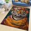 1Pc Flowers Animal Rug - Home carpet Office Decorative Carpet For Living Room Bedroom Door Mat Floor Rug Computer Chair Area Rug