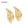 High Quality 14K Gold Plated Brass Hollow Feather Charms For Jewelry Making,Supplies For Jewelry,DIY Necklace Making Accessories