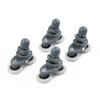 4x Twin Bathroom Shower Door Rollers Sliders Noise Free and Low Noise Sliding