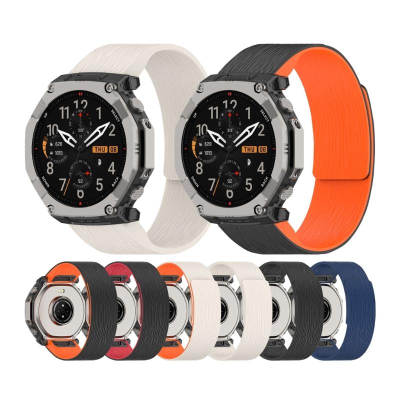 Weiches Silikon-Sportarmband Geeignet für 26MM Smartwatch Magnetverschluss Design Leicht für Watch Ultra2