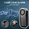 Wireless Bicycle Alarm Remote Control Waterproof Electric Motorcycle Scooter Bike Vibration Security Protection Anti Lost Alarms