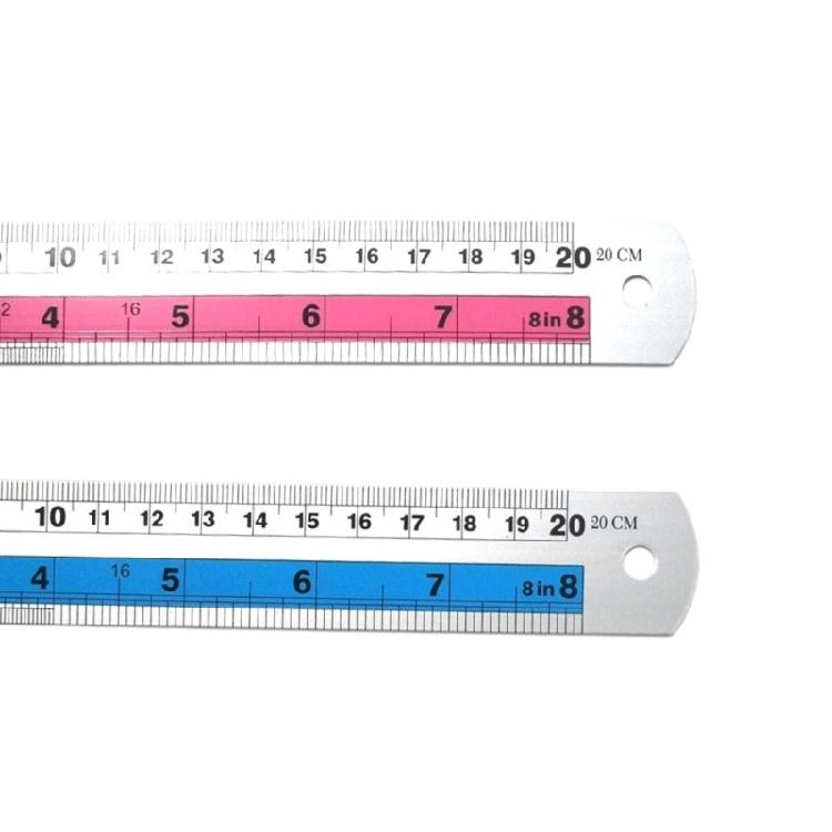 Quality Straight Edges Ruler, Perfect for Home Office Use,Craft and Designs Safety Edges Ruler Corrosion Resistant Ruler