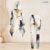 Women Plus Size Printed Hooded Long Sleeve High Low Top And Fitted Pants Two Piece Set