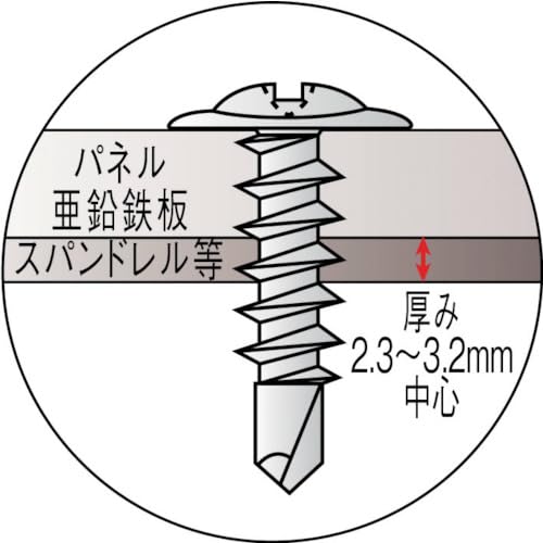 TRUSCO Drill Screw Modtruss Stainless Steel M4X16 27 Pieces SMJ16