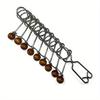 Nine Link Complete Set of Stress Relieving Luban High Difficulty Puzzle Brain Burning Second Level Leisure Toys Intelligence.