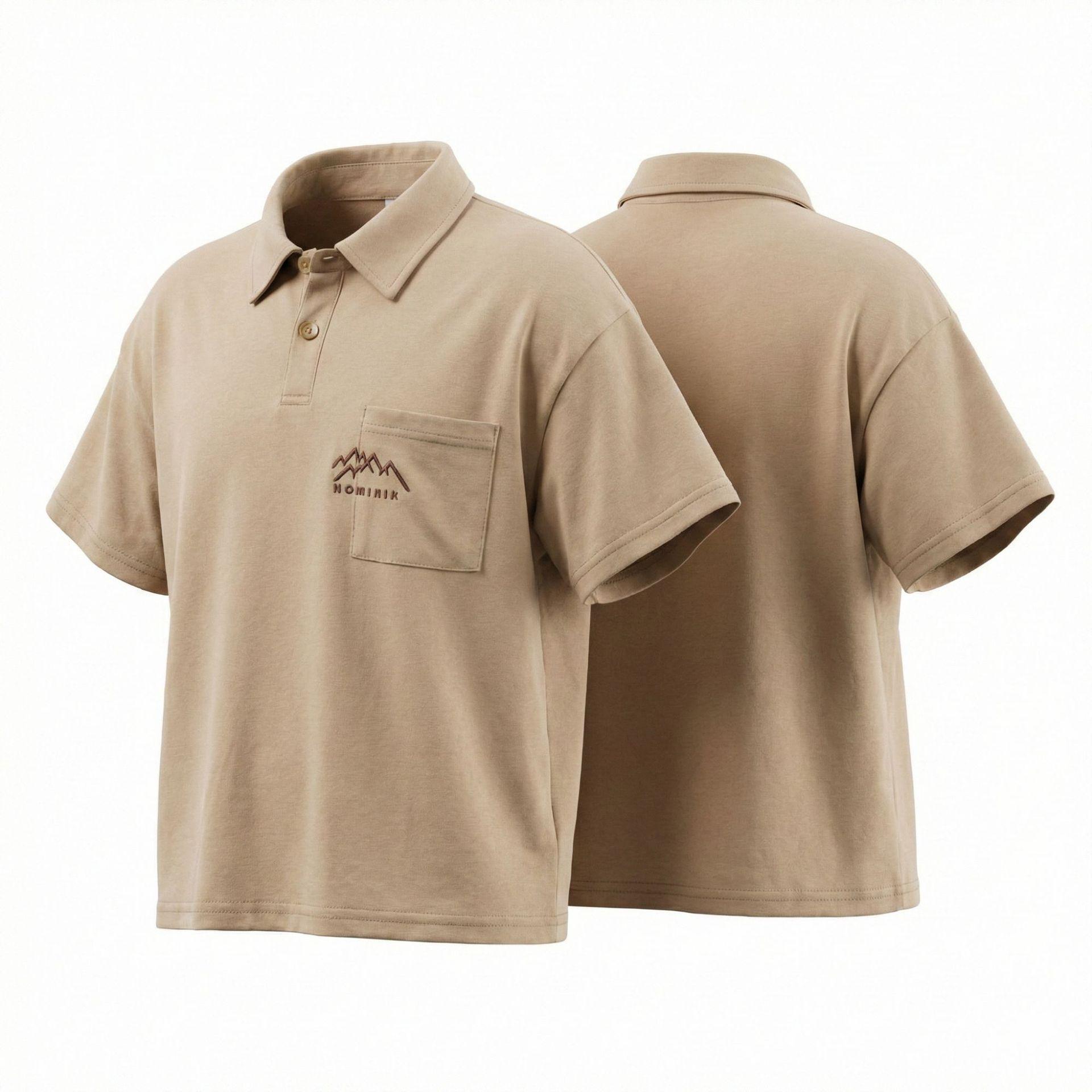 2026 Trendy Japanese Style Kids Polo Shirt - Pure Cotton Short Sleeve for Medium & Large Boys and Girls