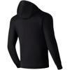 Li Ning Comfortable Casual Brand Logo Letter Print Hooded Zip-Up Sweatshirt Men sweatshirt Black AWDT001-1