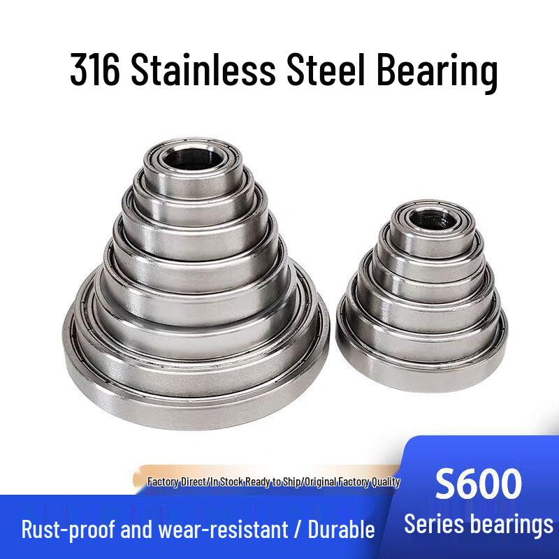 S6905ZZ 316L Stainless Steel Deep Groove Ball Bearing