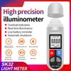 Digital Light Meter Lux Meter High Accuracy 0.1 to 200000Lux Portable Brightness Gauge with LCD Screen Data Hold Auto