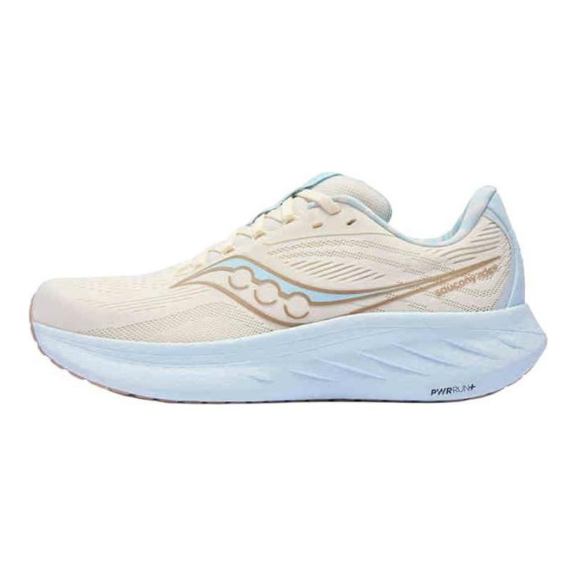 SAUCONY Ride 18 Versatile Comfortable Summer Nautical Durable Low-Top Running Shoes Unisex Running Shoes Beige Orange S21000-601