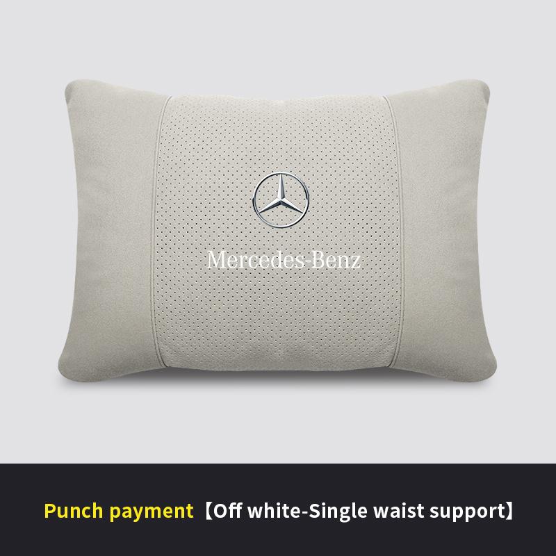 Car Sticker Mercedes Benz A B C E S V Class GLB GLC GLE Sprinter Pilot SLK SLC W203 W204 ML Car Headrest Neck Support Seat Soft