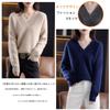 Knit Long Solid Loose Winter [MSFQSNB] Women's Sweater, V-Neck, Sleeve, Color, Soft, Figure-Flattering, Elegant, Stylish, Cute, Fit, Casual, Office,