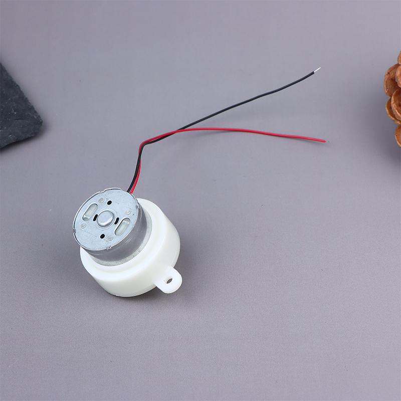 Dc 3V-7.4V 5V 12Rpm Slow Speed Mini 300 Gear Motor Micro 32Mm Plastic Gearbox Gear Reduction Motor Diy Stage Lights Toy Model